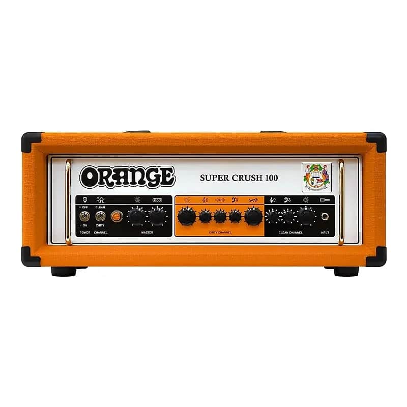 Orange Super Crush 100 100-watt Solid-State Head - Orange, Support Brick & Mortar Music Shops, It's Good for The Soul ! image 1