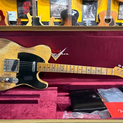 Fender Custom Shop '52 Telecaster Super Heavy Relic Blonde 2022 image 1