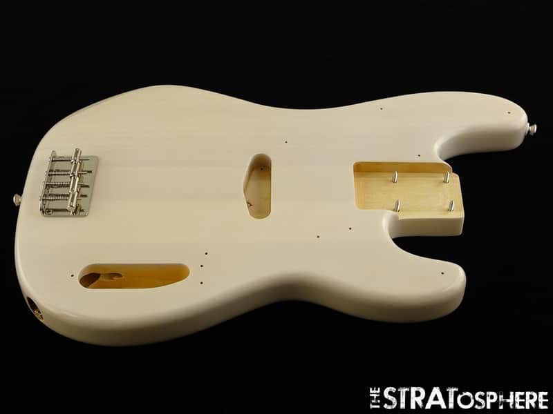 Fender Squier 50s Classic Vibe Precision P Bass, BODY & HARDWARE, White Blonde image 1