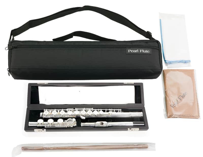 Pearl 665 Quantz Flute Open Hole/B-Footjoint/Inline-G +Maintenance Kit, Cleaning Rod, & Case | +2-Day | 665RB1RB | WorldShip | Auth Dealer image 1