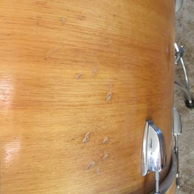 STEAL DEAL!!!! RARE - 1980'S EAMES BIRCH NATURAL DRUM SET - 14-18-24 - THUNDER SIZED! image 5