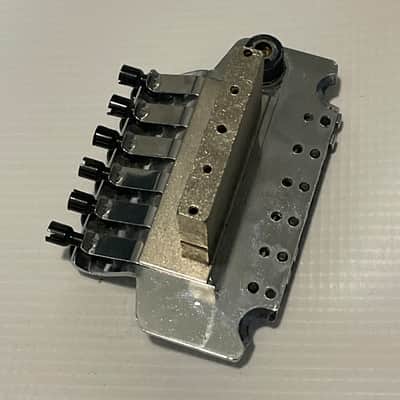 1990's Korean Ibanez RG Series SLT101 SLT-101 Chrome Floyd Rose Single Locking Tremolo Bridge & Arm image 8