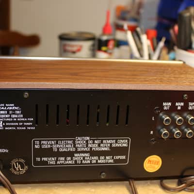 Restored Realistic  5 band Graphic Equalizer 31-1987 (10) image 8