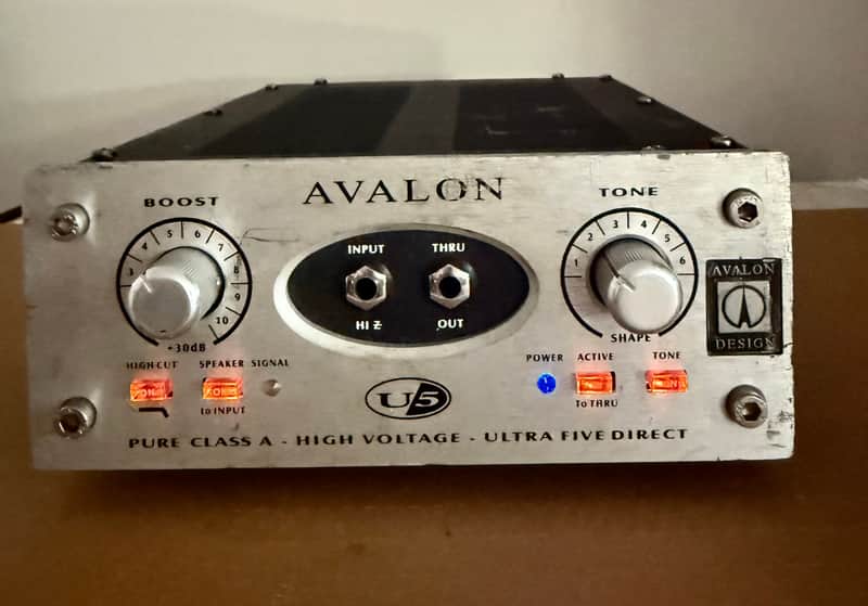 Avalon U5 Direct Box / Instrument Preamplifier - Silver image 1
