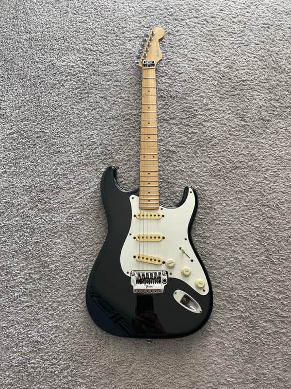 Fender Contemporary Stratocaster Vintage 1986 MIJ Japan Black System 1 Guitar image 1
