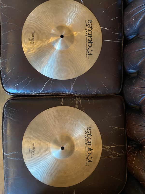 Istanbul Agop 13" Traditional Medium Hi-Hat (Pair) 2010s image 1