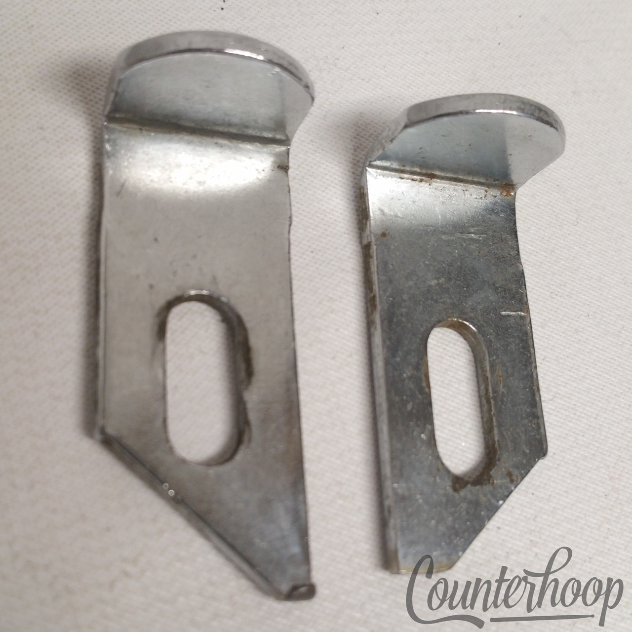 Rogers Swivomatic Bass Drum Pedal Spurs Left+Right Side Adjustable Vintage 60s — main photograph