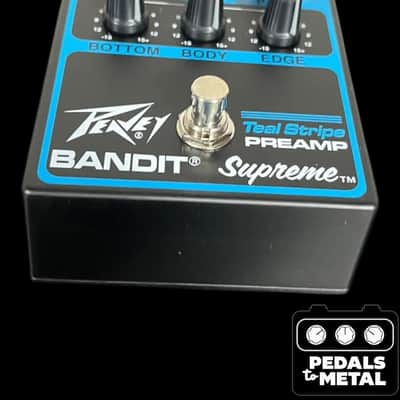 Peavey Bandit Supreme Teal Stripe Preamp 2025 - Present - Black / Teal - X16148 image 3