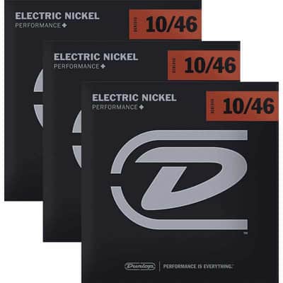 Dunlop 3PDEN1046 Pack de 3 jeux électrique Medium 10-46 image 1