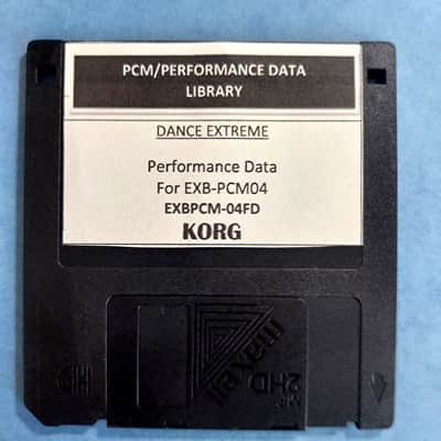 KORG EXB-PCM04 Dance Extreme Factory Preload Disk Triton EXB PCM-04FD