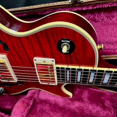 Gibson Les Paul Custom Florentine Plus Custom Shop USA 1997 - Cherry Red image 11