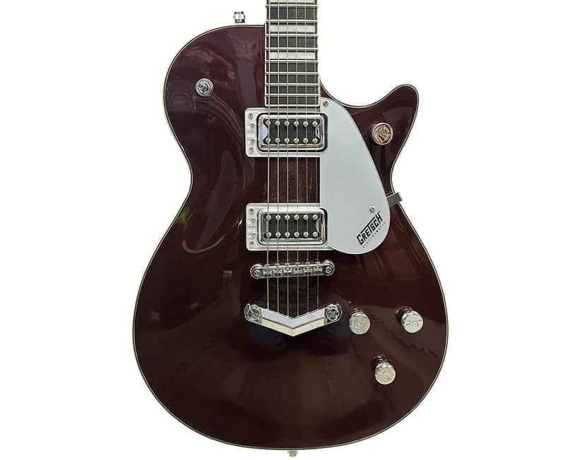 Gretsch G5220 BT BroadTron Jet in Dark Cherry Metallic w/ Case image 1
