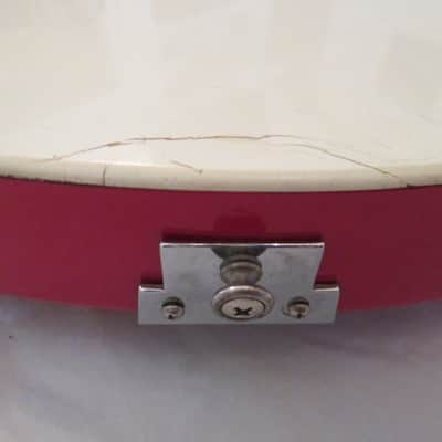 1962 Supro Bermuda Vintage Guitar in original Cherry Polyester! image 9