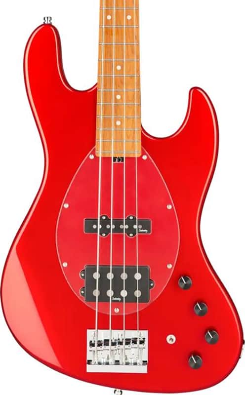 Sadowsky MetroExpress Vintage M/J Bass Guitar - Solid Candy Apple Red Metallic  Roasted Maple Fingerboard image 1