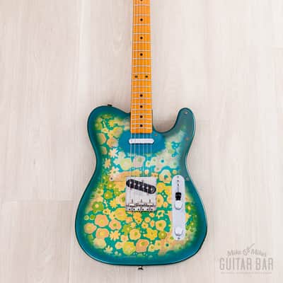 1987 Fender Telecaster Blue Flower '69 Vintage Reissue TL69-75, Collector-Grade, Japan MIJ Fujigen image 2