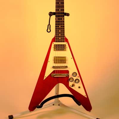 Discontinued Rare GrassRoots mini flying V - See-through red image 1