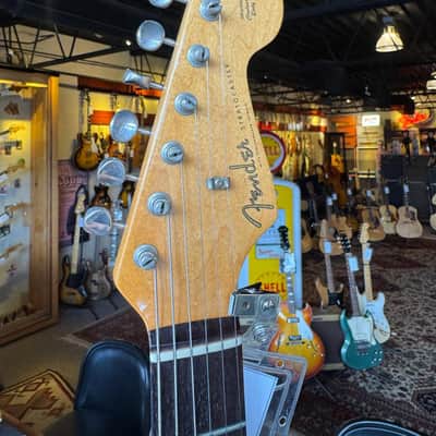 Fender Stratocaster AVRI '62, 1982 Fullerton, Fiesta Red, V-Neck, All Original image 21