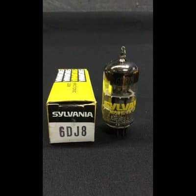 NOS SYLVANIA 6DJ8 ECC88 Vintage Audio Vacuum Tube O Getter USA Tested 10.9880 image 1