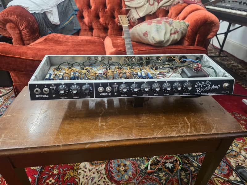 Fender Super Reverb Chassis W Mounting Hardware 1966 image 1