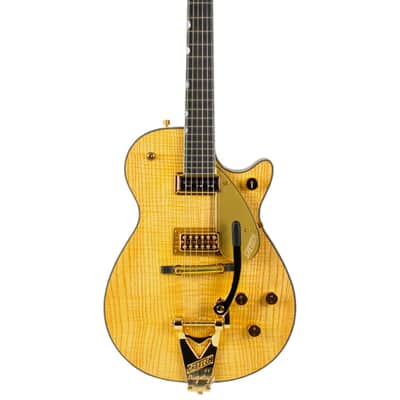 New Gretsch Custom Shop Henrichsen Masterbuilt True Timbre G6128-CS '59 Flame Ash Oil Finish w/Moto Binding #UC25013833 image 7