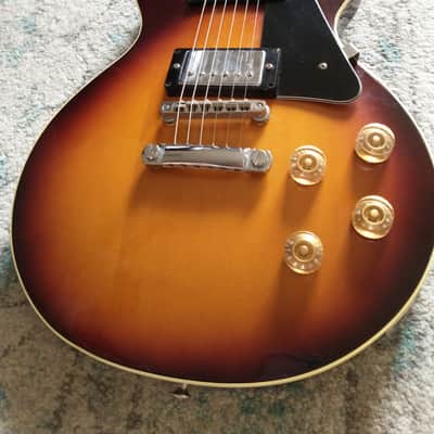 Memphis Les Paul /Set Neck/ Matsumoku  Tobacco Burst/ Original Case image 3