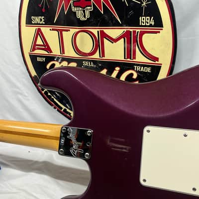 Fender Standard Stratocaster Strat Electric Guitar- Wine Red image 13