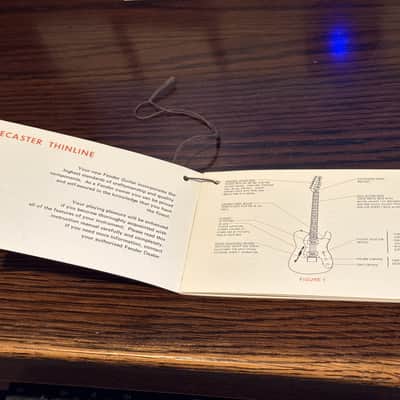 Fender Telecaster Thinline 1972 Owners Manual Hang Tag image 2