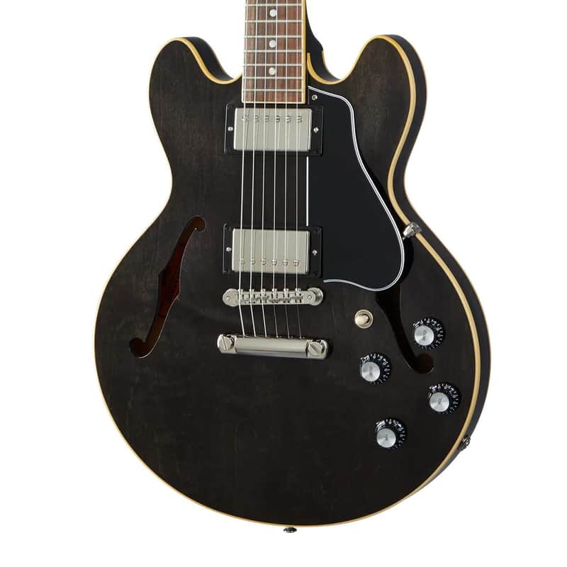 Gibson ES-339 Semi-Hollow Guitar w/ Hardshell Case - Transparent Ebony image 1