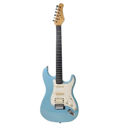 Optek Firelight 400 - Beginner Stratocaster Electric Guitar with Light-up Frets ! imagen 10