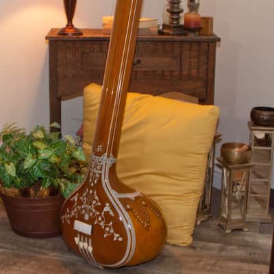 AB Satarmaker TMSP-ABS 58-Inch Professional Male 4-String Tanpura w/Gig Bag image 7