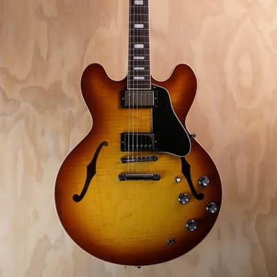 Gibson ES-335 Figured Iced Tea Semi-Hollow Electric Guitar – Excellent Condition image 3