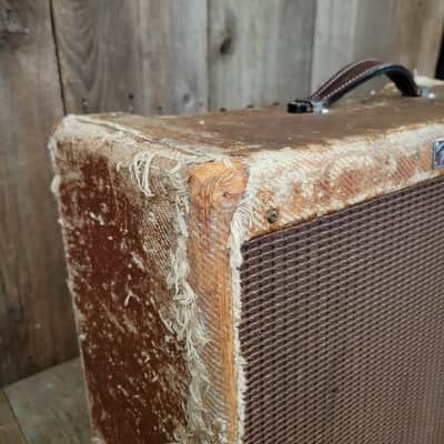 Fender Bandmaster 5E7 Tweed 3x10 1955 - Tweed image 4