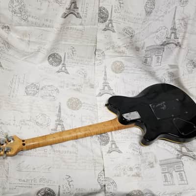Ernie Ball Music Man Axis 1994 Gloss Black Rare Matching Headstock One Owner Never Played NICE! image 7