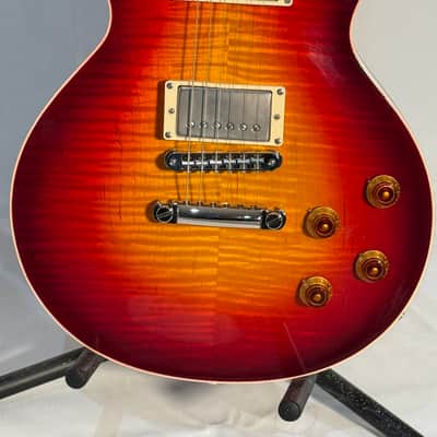 custom built Les Paul style guitar LP 2025 - red sunburst nitro image 1