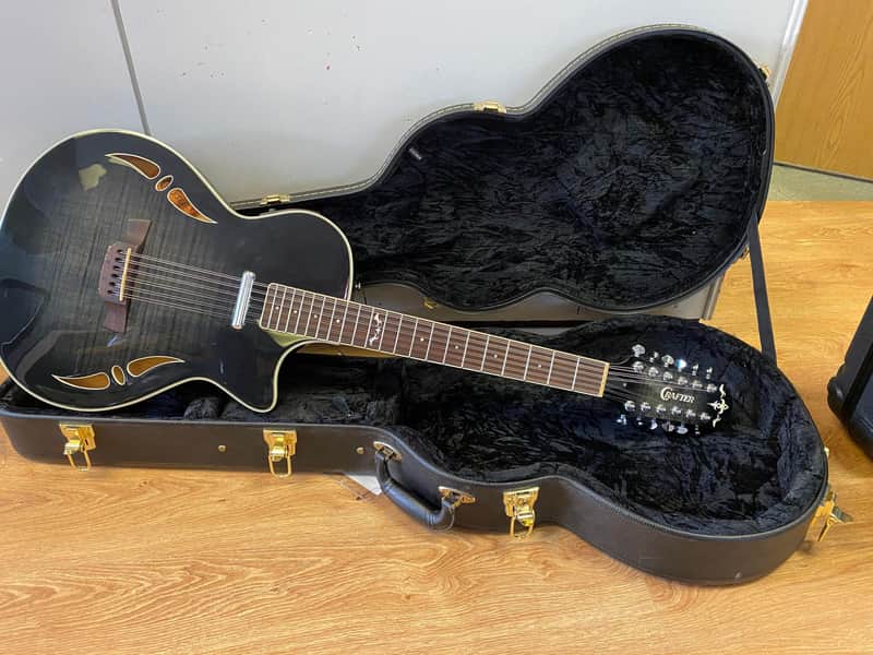 Crafter SA-TMBK12 Transparent Black 2014 Hybrid Electric/Acoustic