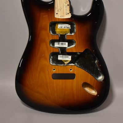 2021 Fender American Ultra Stratocaster Body 2-Tone Sunburst image 1