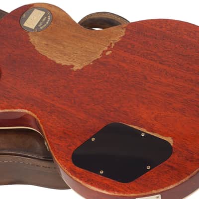 Gibson CUSTOM SHOP M2M LES PAUL STANDARD 1959 2H HT RW #R961618 - AGED SUNRISE TEABURST image 4