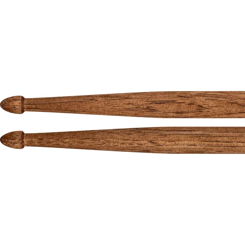 Meinl Waxed 5B Drumstick Hickory Medium Acorn tip Pair image 1
