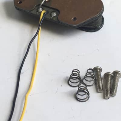Vintage 1970s Fender USA Fullerton Era Telecaster Bridge Pickup Grey Bobbin 6.5K image 5