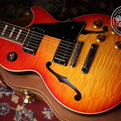 2015 Gibson USA Memphis Les Paul ES Semi Hollow Cherry Sunburst image 8