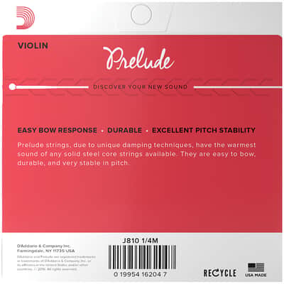 D'Addario J810 1/4M Prelude image 2