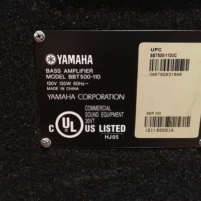 Yamaha BBT500-110 Bass Combo - Mint - Never Gigged image 5