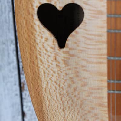 McSpadden 4 String Baritone Flathead Hourglass Dulcimer with Gig Bag image 4