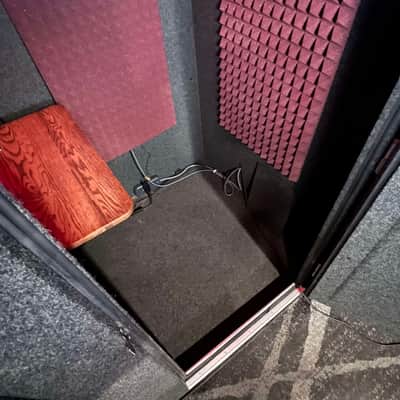 Vocal Booth - 4x4 w/ Ventilation System & Folding Desk (Whisper Room) image 14