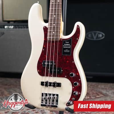 Fender Player II Modified Active Precision Bass - Olympic Pearl with Gig Bag image 1