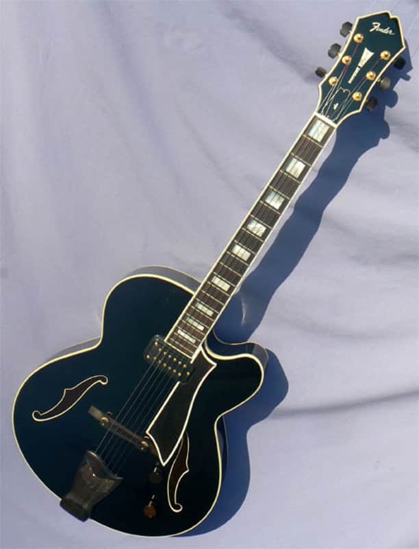 c.1984 Fender D'Aquisto Elite: Premium Model, Comfy 16" Body, All Original, Feedback Buster, Gleaming Condition, Best Buy! image 1