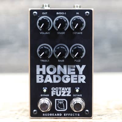 Redbeard Effects Honey Badger Octave Fuzz Analog True Bypass Effect Pedal w/Box image 1
