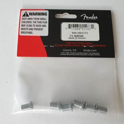 (6) Fender Schaller American Tuner screw in Bushing Set Chrome 0058820049 image 2
