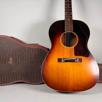 1959 Gibson LG-1 Sunburst Finish Acoustic Guitar w/OSSC image 6