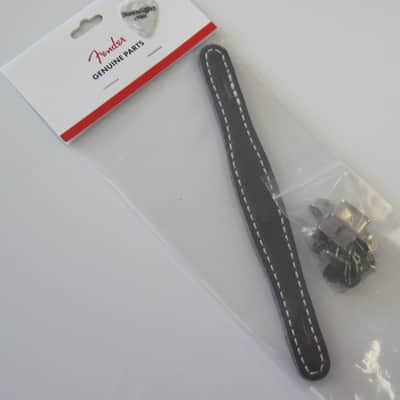 Fender 9″ Brown Leather Handle '57 Twin '57 Bandmaster EC Twinolux  0036129049 image 2